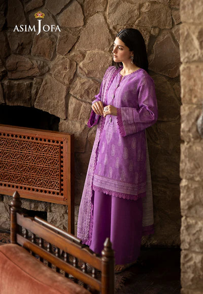 Asim Jofa | Winter Printed Khaddar | AJUW-34