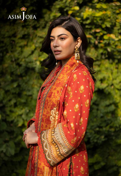 Asim Jofa | Winter Printed Khaddar | AJUW-47