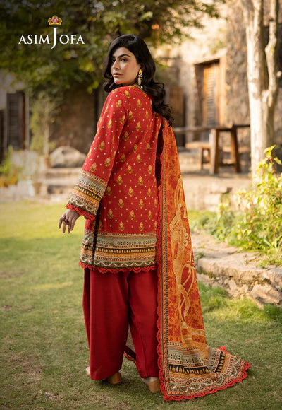 Asim Jofa | Winter Printed Khaddar | AJUW-47