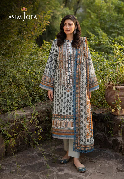 Asim Jofa | Winter Printed Khaddar | AJUW-42