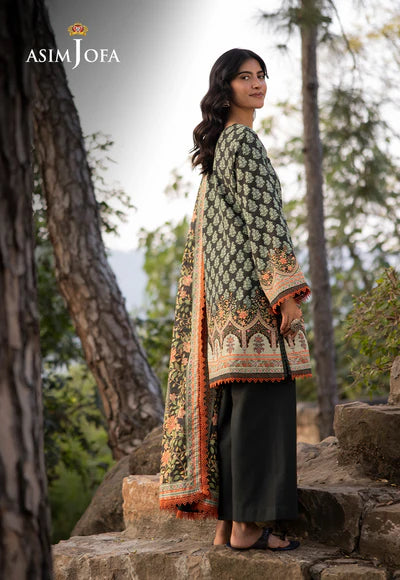 Asim Jofa | Winter Printed Khaddar | AJUW-43
