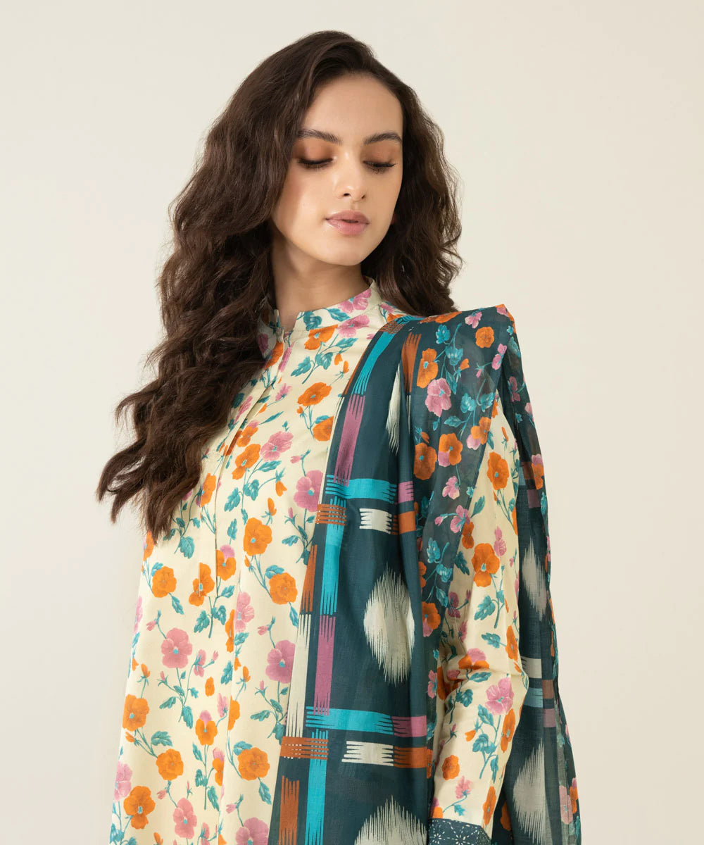 Sapphire | Printed LAWN | 3 piece