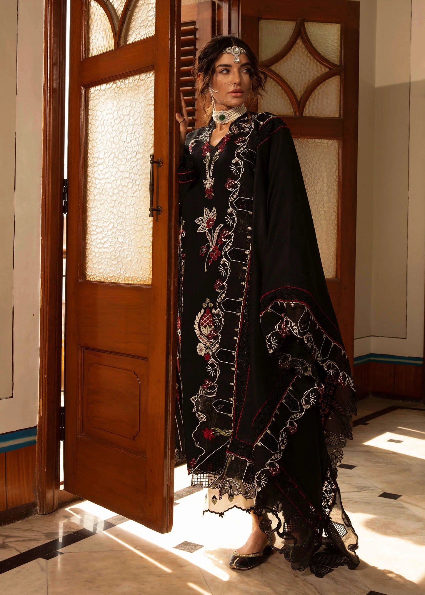 Crimson | Aleen Winter 24 | Meenakari