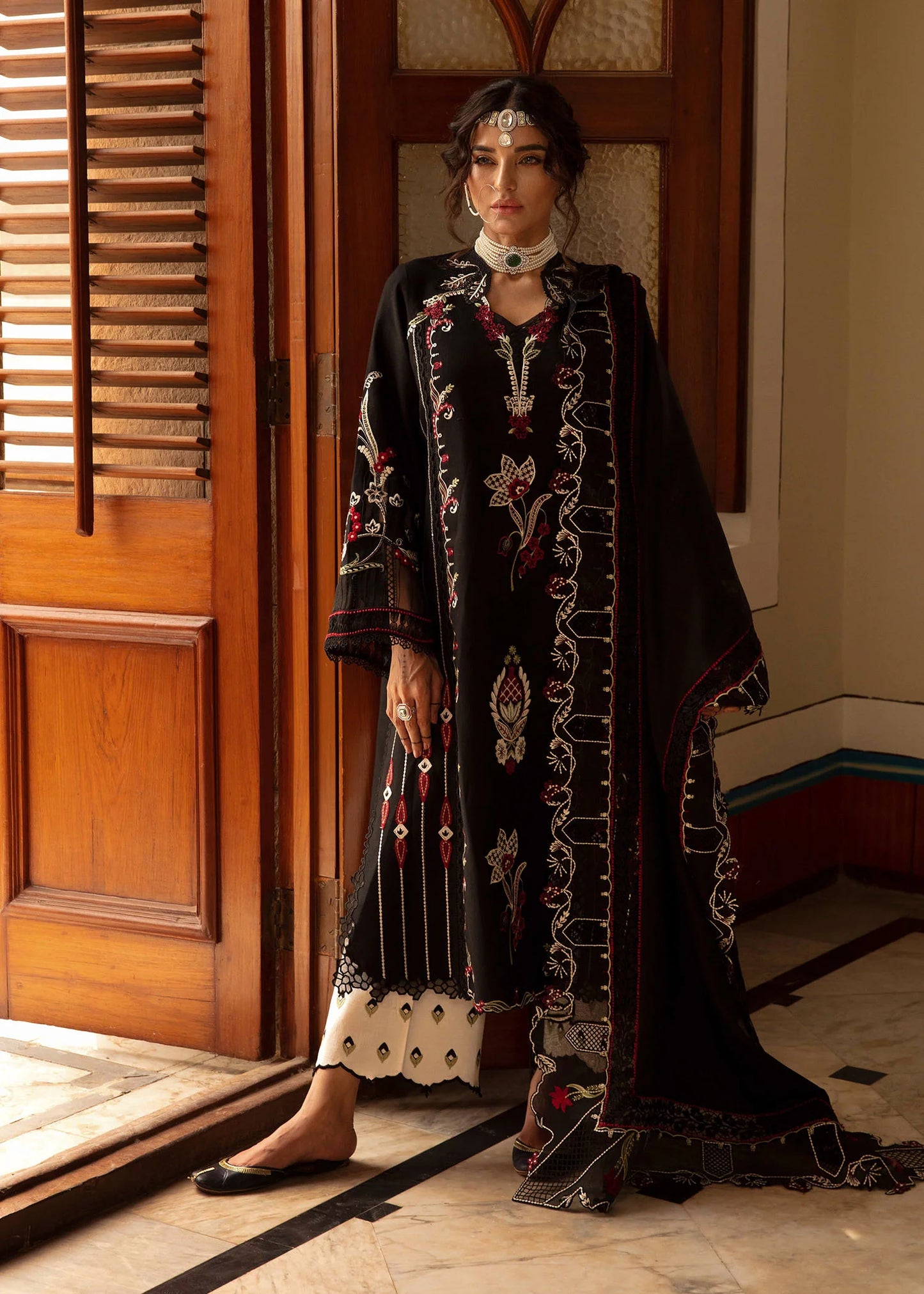 Crimson | Aleen Winter 24 | Meenakari
