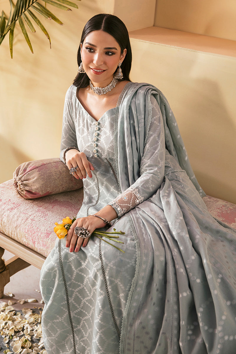 Cross Stitch | Eid Lawn Vol 2 | DUSTY AQUA
