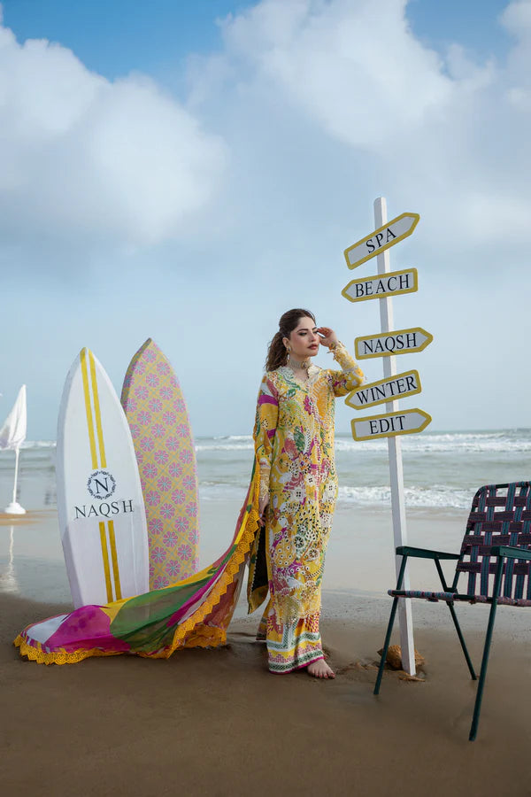NAQSH | VISCOSE | Yellow - 00174