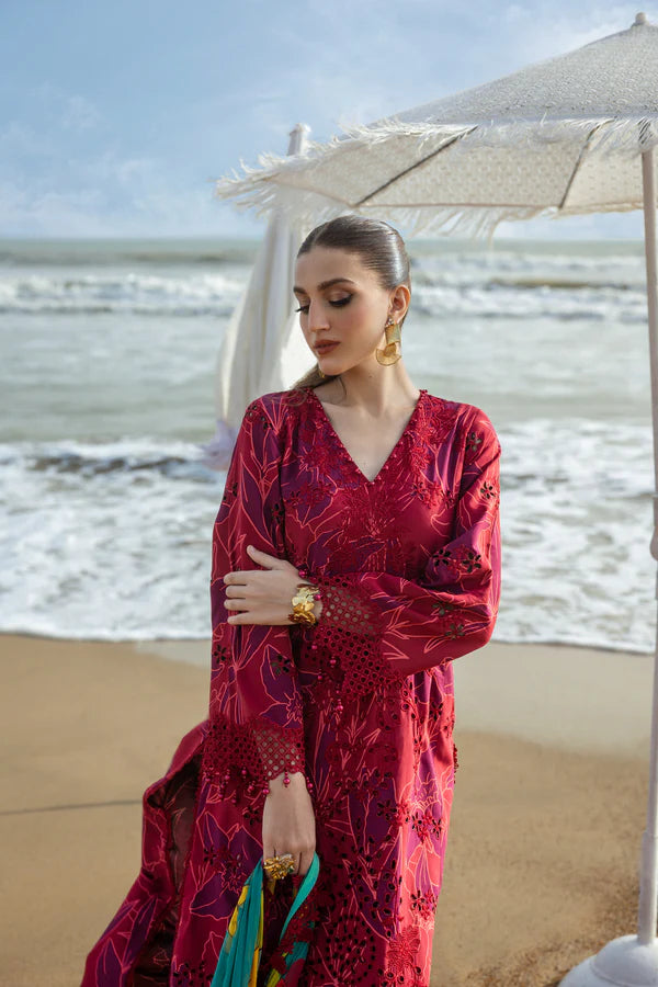 NAQSH | VISCOSE | Ruby Red - 00173