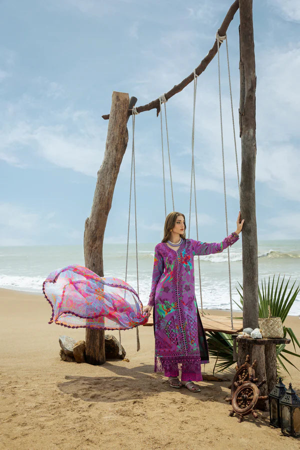 NAQSH | VISCOSE | Medium Purple - 00177