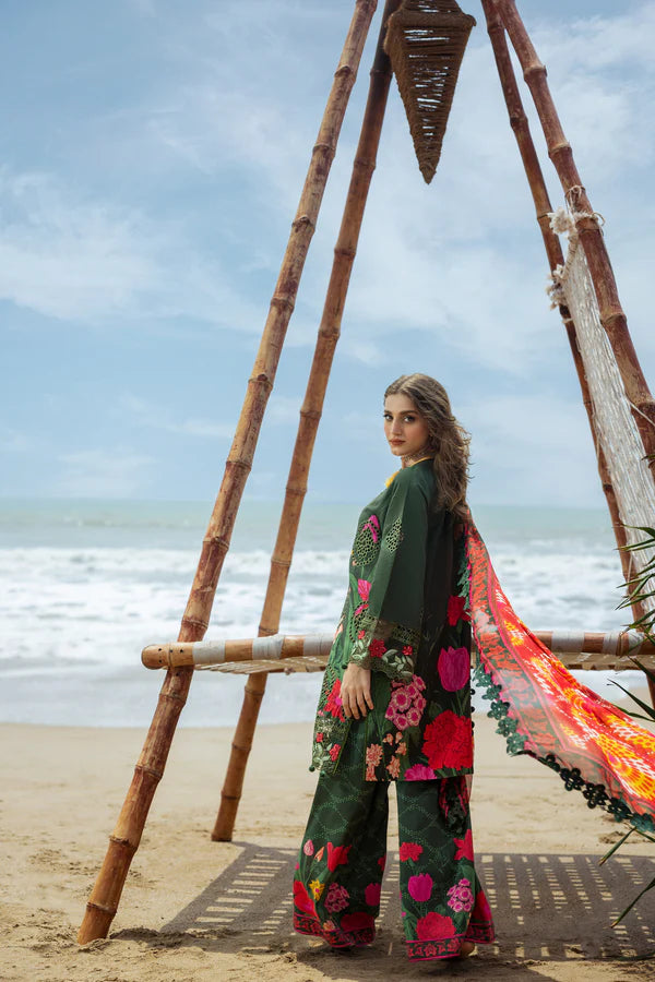 NAQSH | VISCOSE | Deep Green - 00167