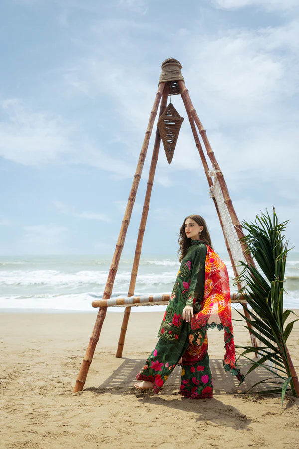 NAQSH | VISCOSE | Deep Green - 00167