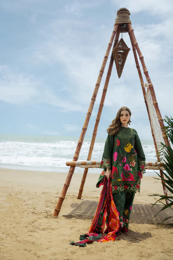 NAQSH | VISCOSE | Deep Green - 00167