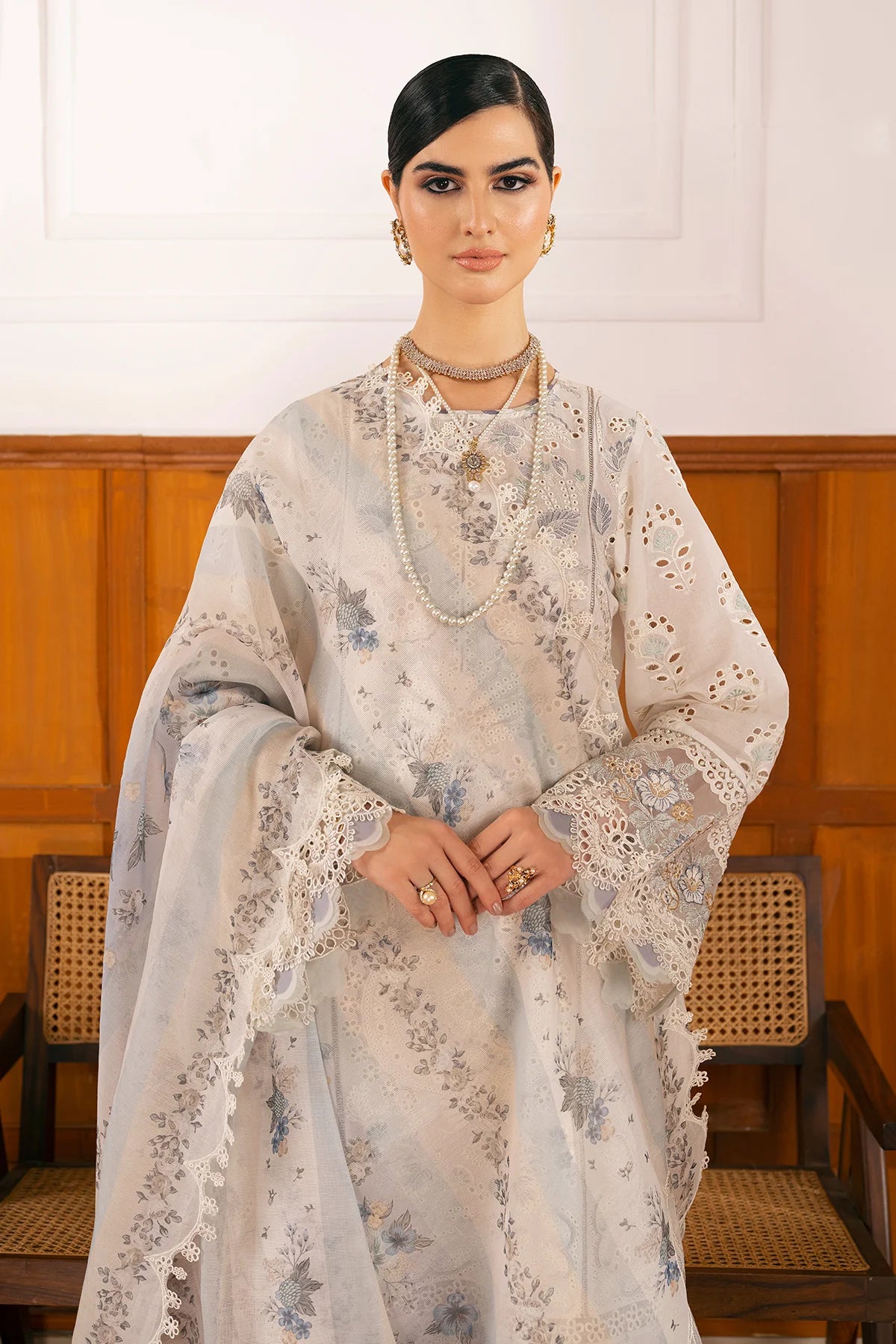 Baroque | EMBROIDERED SWISS LAWN | SL11-D01