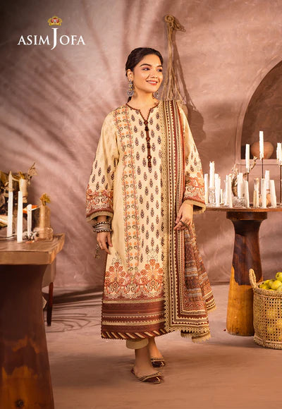 Asim Jofa | PRINTED LAWN 3 PCS | AJGB-04