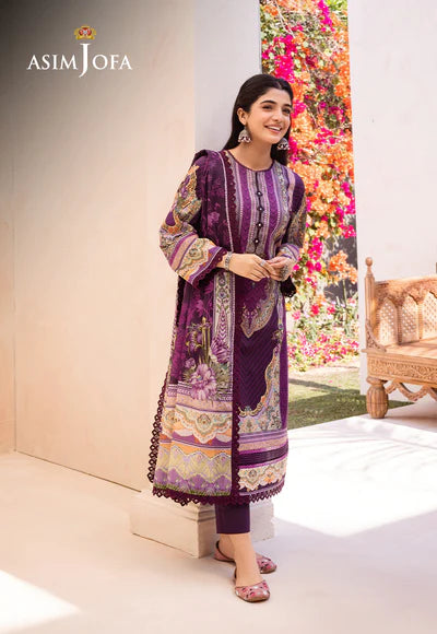 Asim Jofa | Printed Lawn | AJUB-10