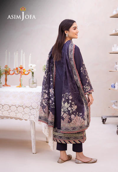 Asim Jofa | Printed Lawn | AJUB-08