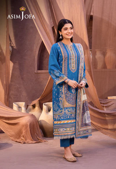 Asim Jofa | Printed Lawn | AJUB-16