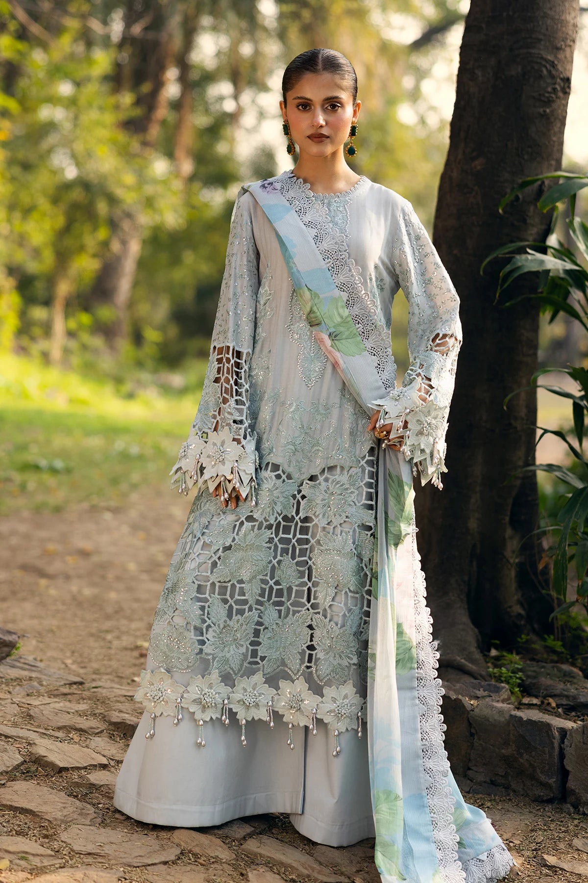 Raeesa | Garden of Eve Luxury Lawn 25 | Evah_B