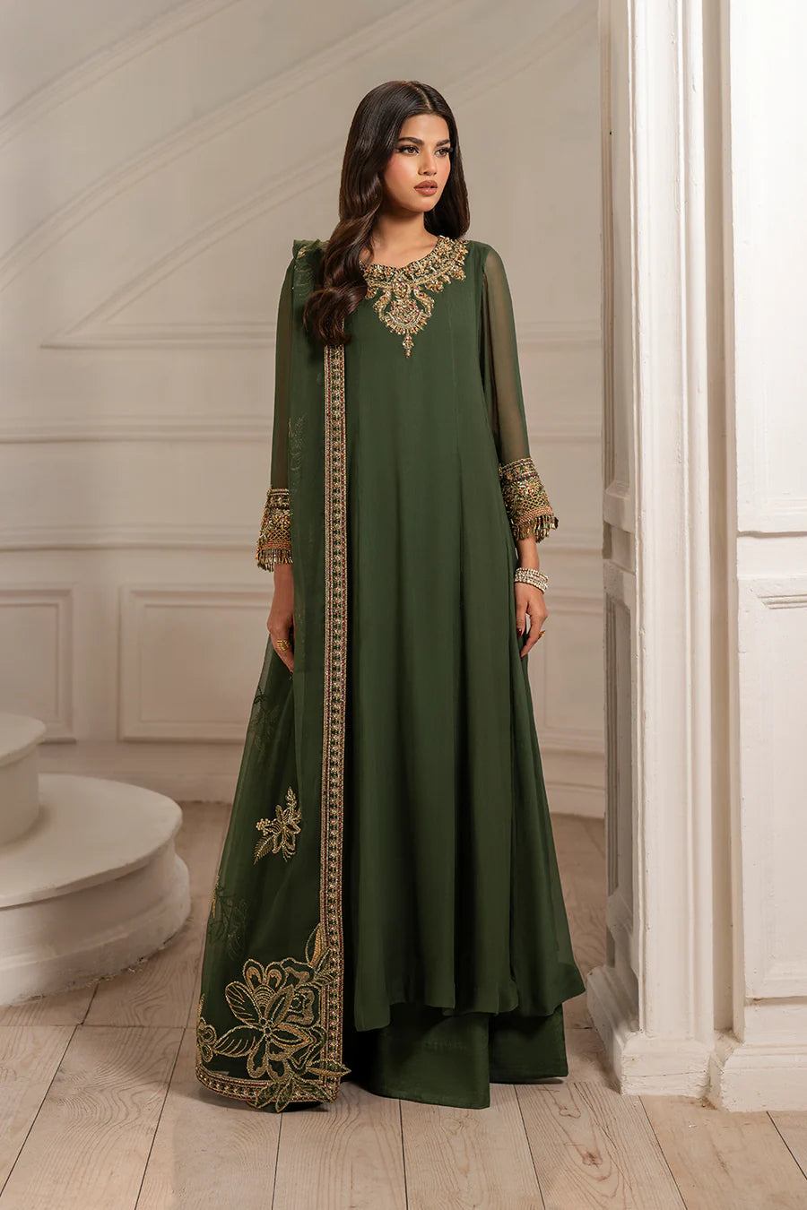 IZNIK | Embroidered Chiffon | UE-416