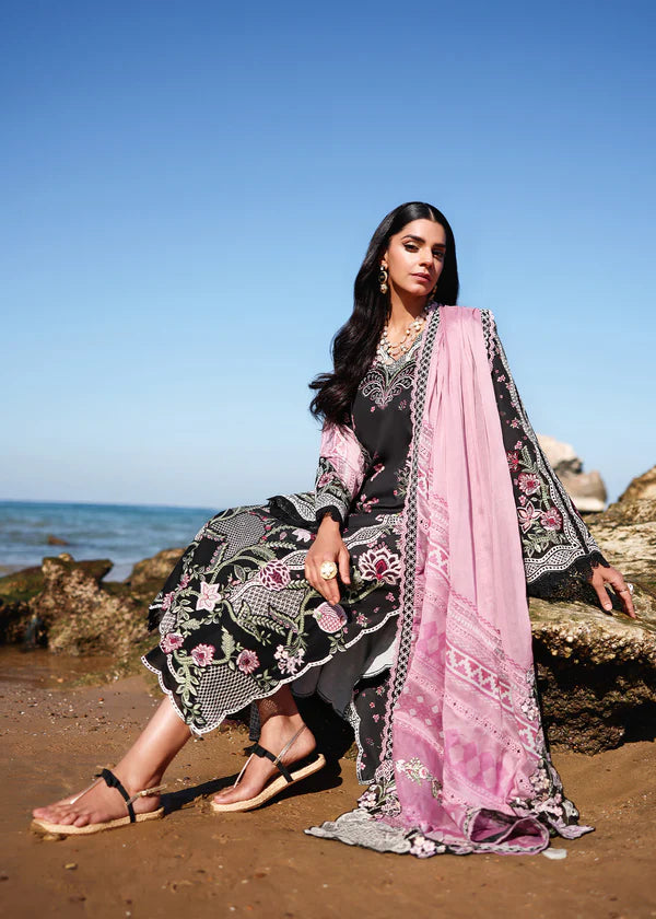 Saira Shakira | Breeze Unstitched Lawn '26 | IVY-1-B