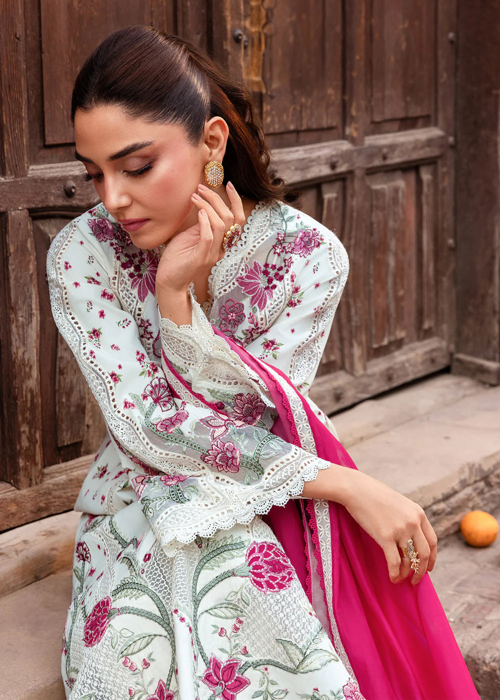 Saira Shakira | Breeze Unstitched Lawn '26 | IVY-1-A