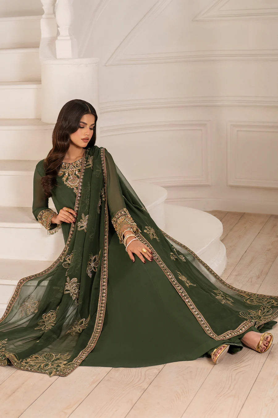 IZNIK | Embroidered Chiffon | UE-416