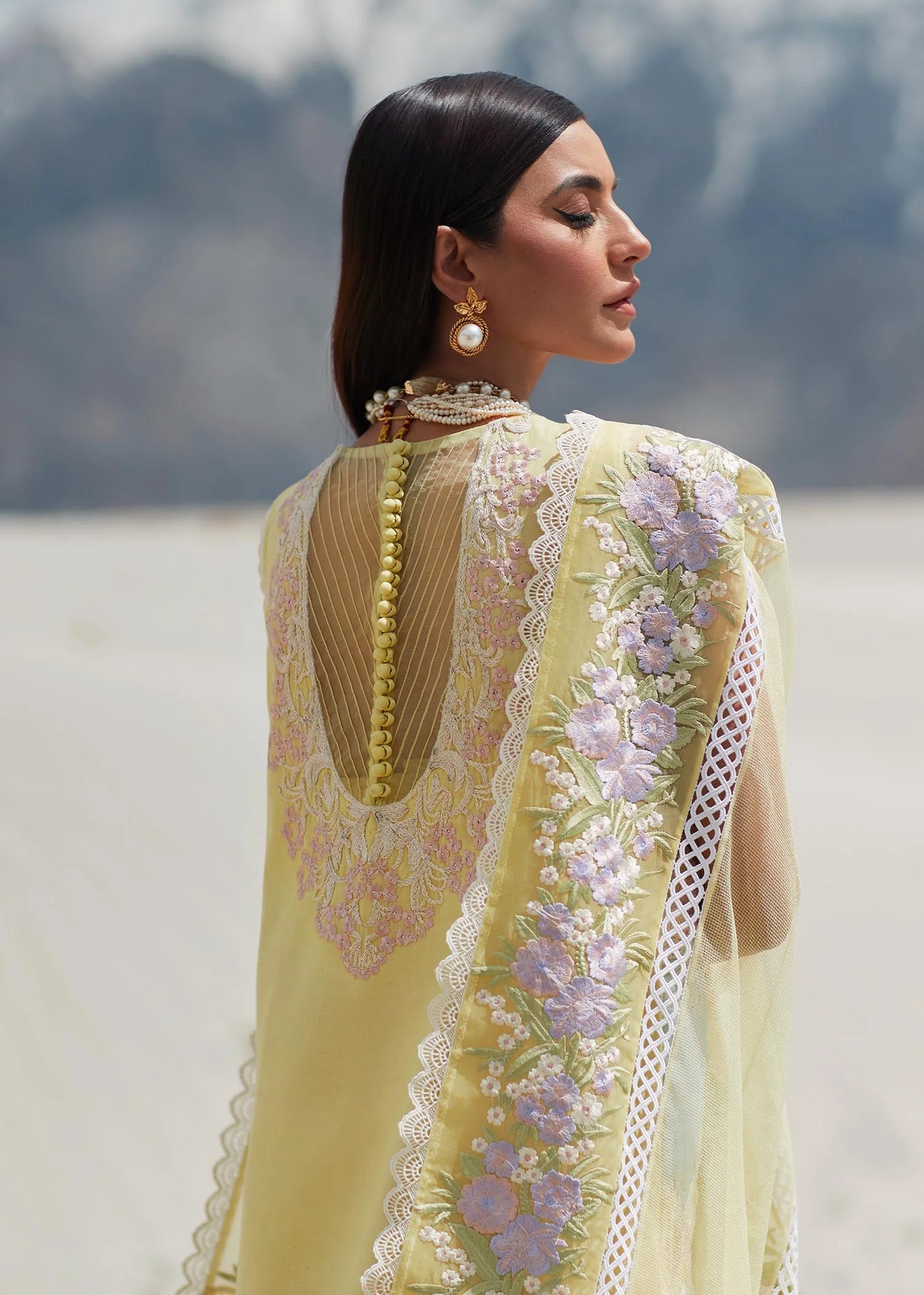 Crimson | SAIRA SHAKIRA LUXURY LAWN 2023 | Marori Dreams - D8 A