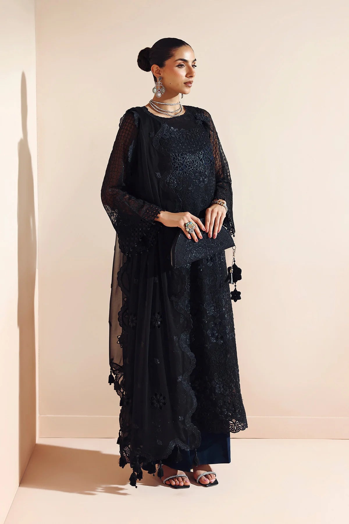 ALIZEH | FESTIVE | AF-BCH-2201-RIKA BLACK
