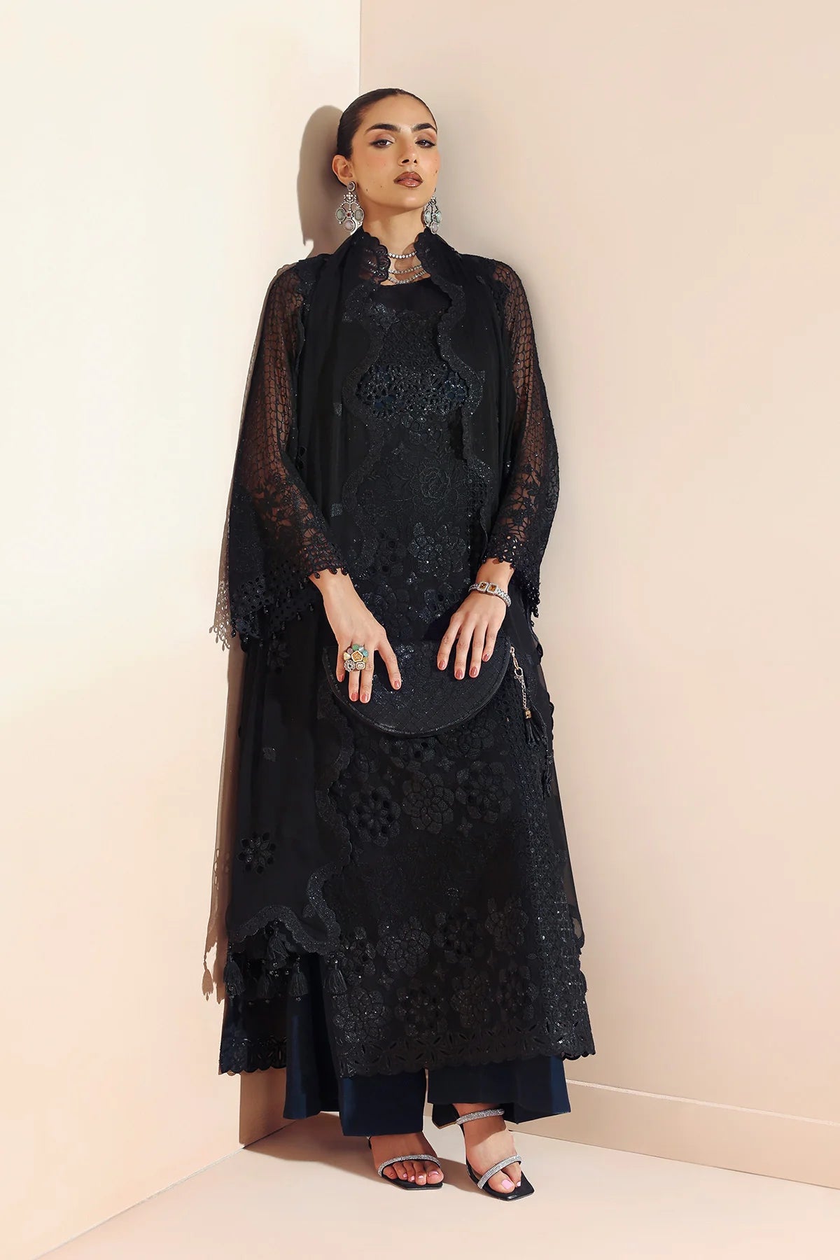 ALIZEH | FESTIVE | AF-BCH-2201-RIKA BLACK