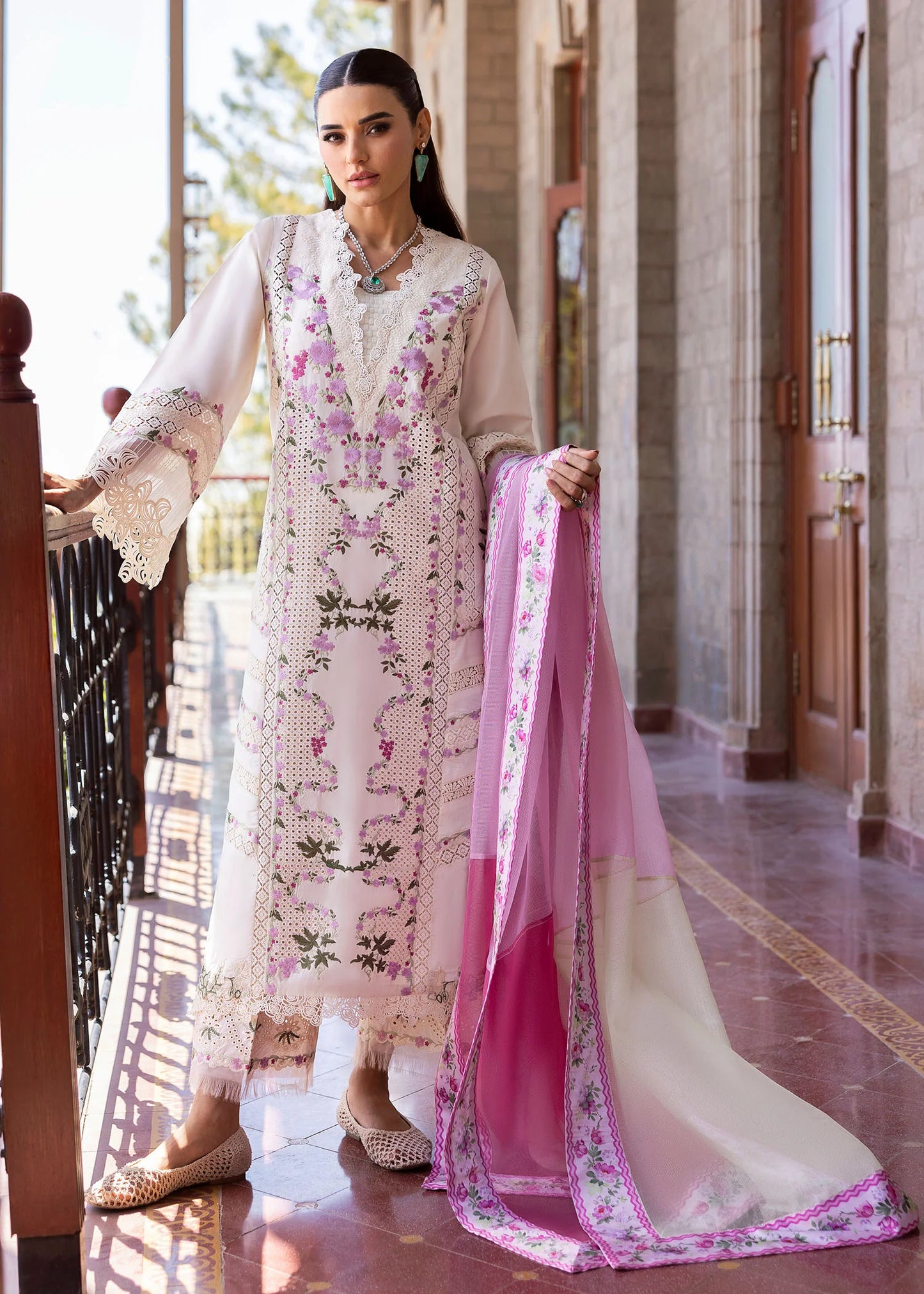 Saira Shakira | Bloom Unstitch lawn 25 | ZERENE 1-A