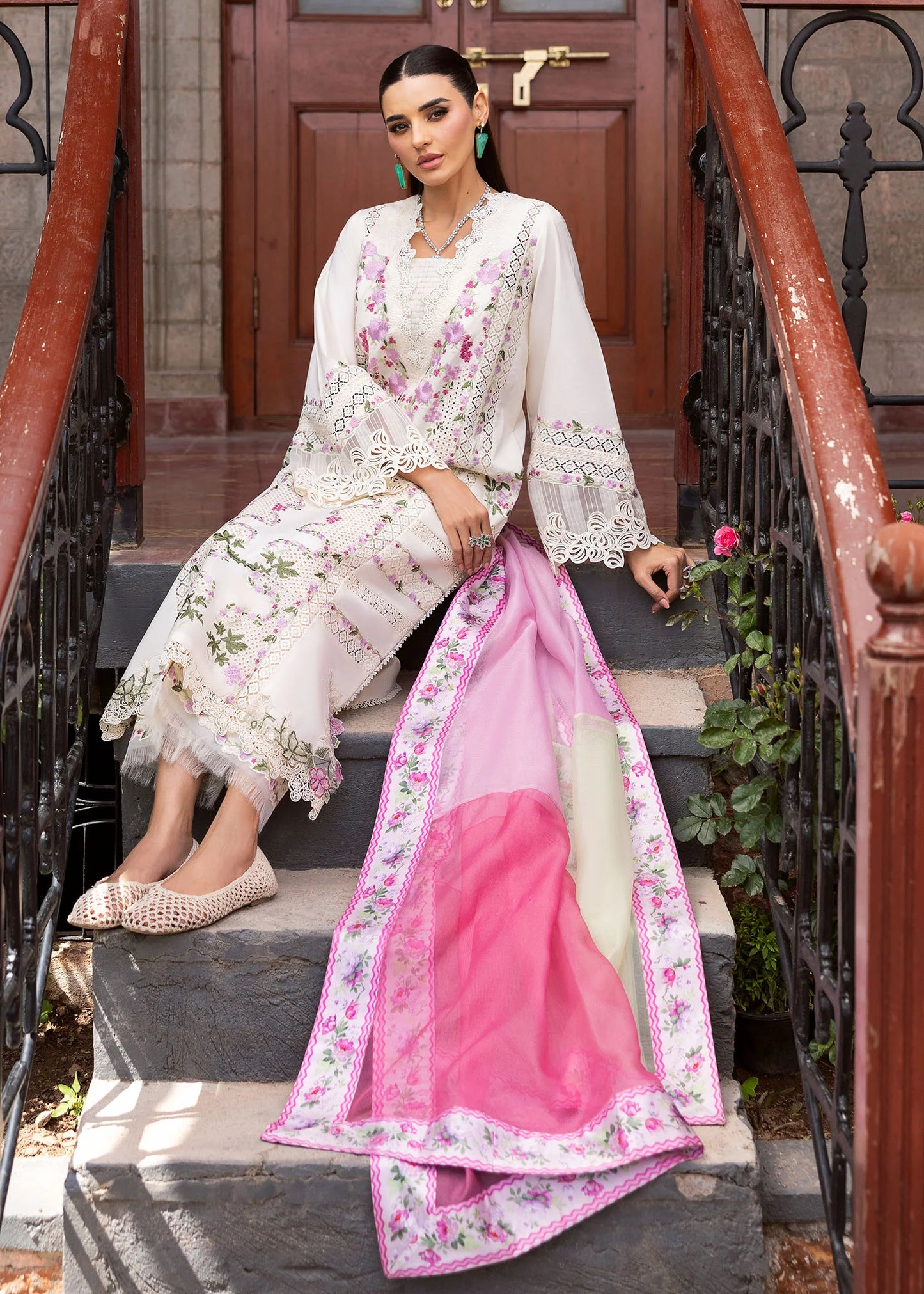 Saira Shakira | Bloom Unstitch lawn 25 | ZERENE 1-A