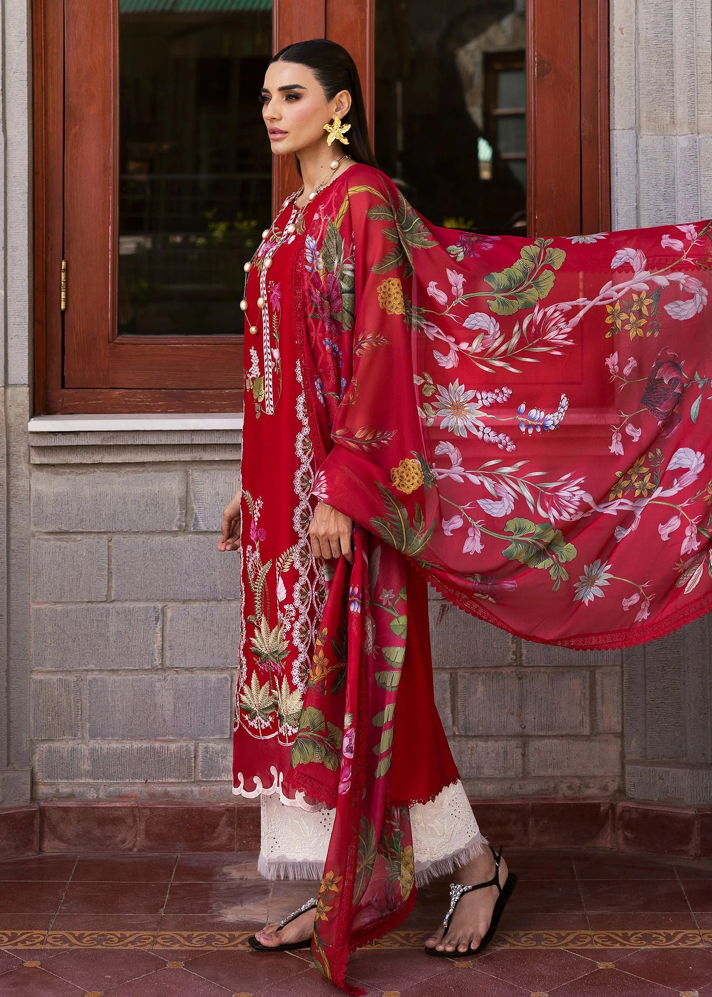 Saira Shakira | Bloom Unstitch lawn 25 | SAUVAGE 6-A