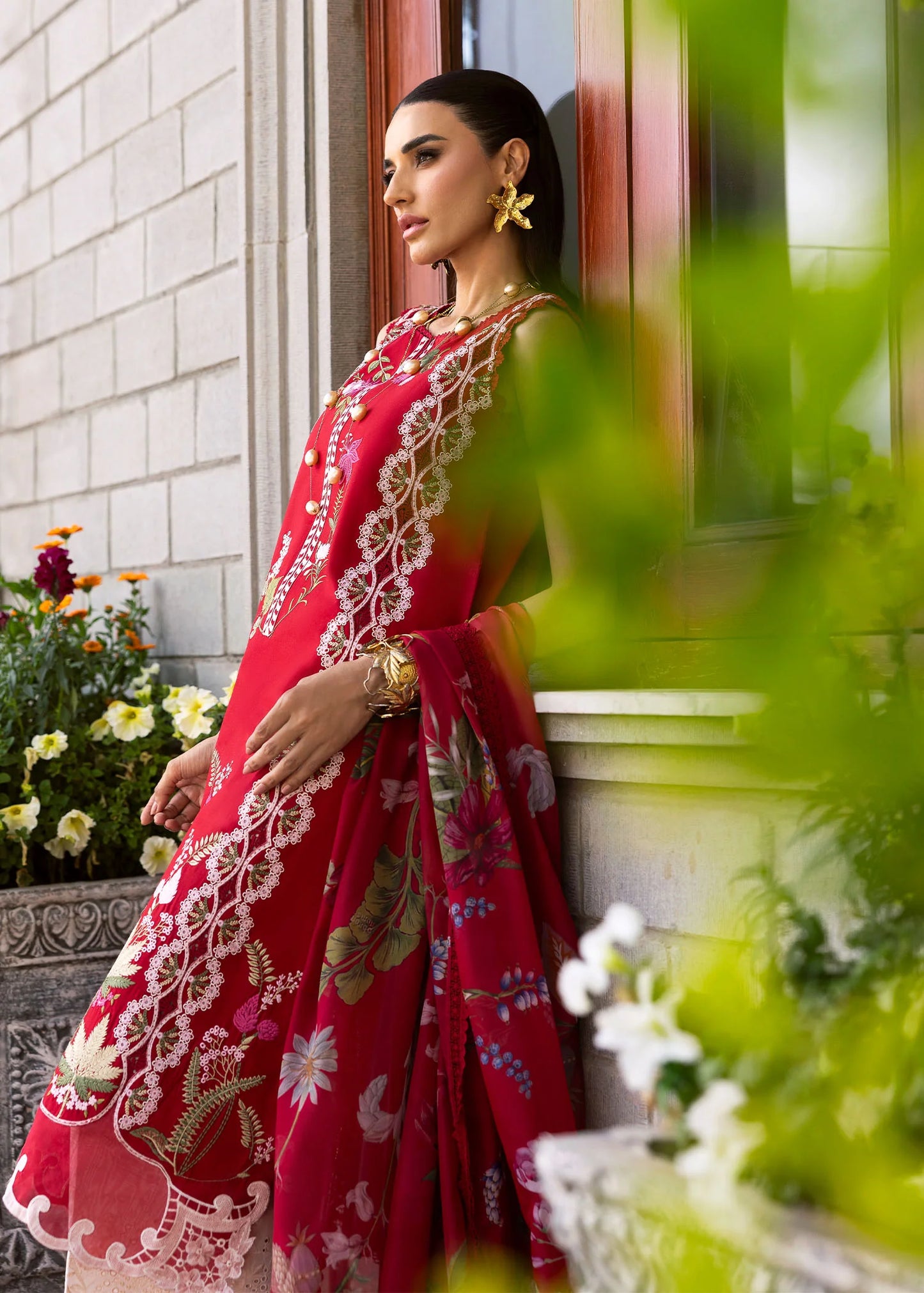 Saira Shakira | Bloom Unstitch lawn 25 | SAUVAGE 6-A