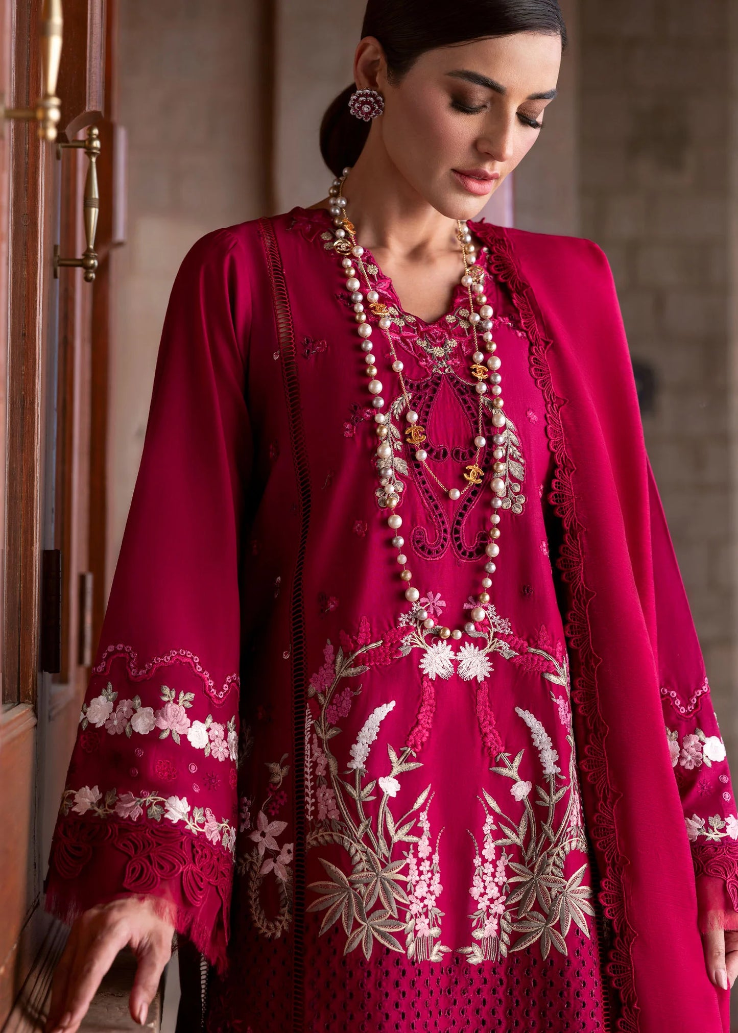Saira Shakira | Bloom Unstitch lawn 25 | FAYE 7-B