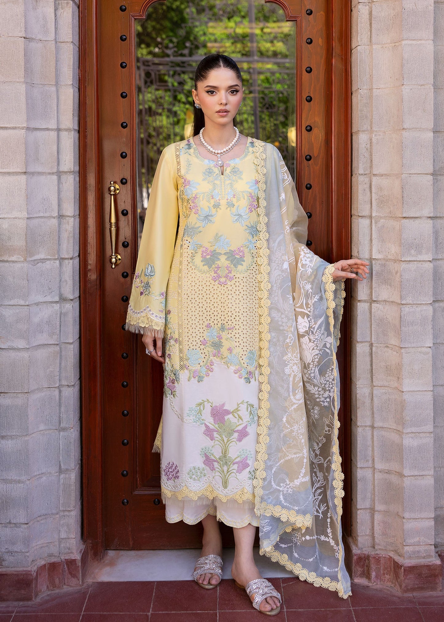 Saira Shakira | Bloom Unstitch lawn 25 | LOTUS REVERIE 4-A