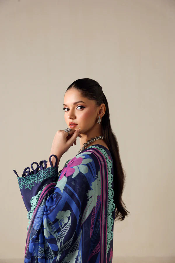 NAQSH | PRINTED VISCOSE | ROYAL PURPLE - 00179