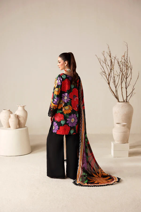 NAQSH | PRINTED VISCOSE | DARK GREEN- 00185