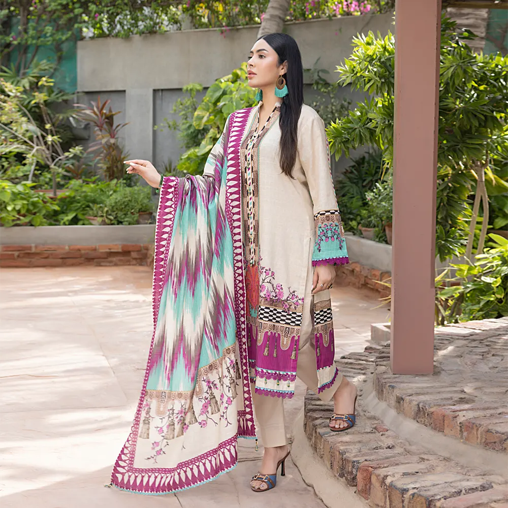 REGALIA | Salina Printed Khaddar | SPKV2-3