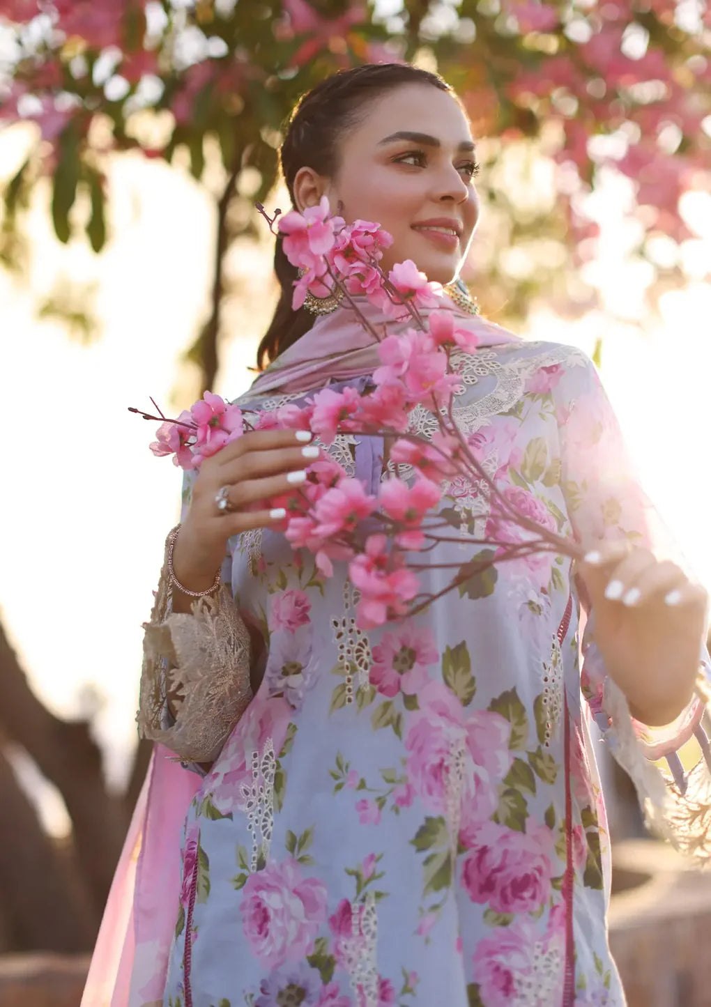 Elaf | Printkari Lawn | OCEAN BLOSSOMS