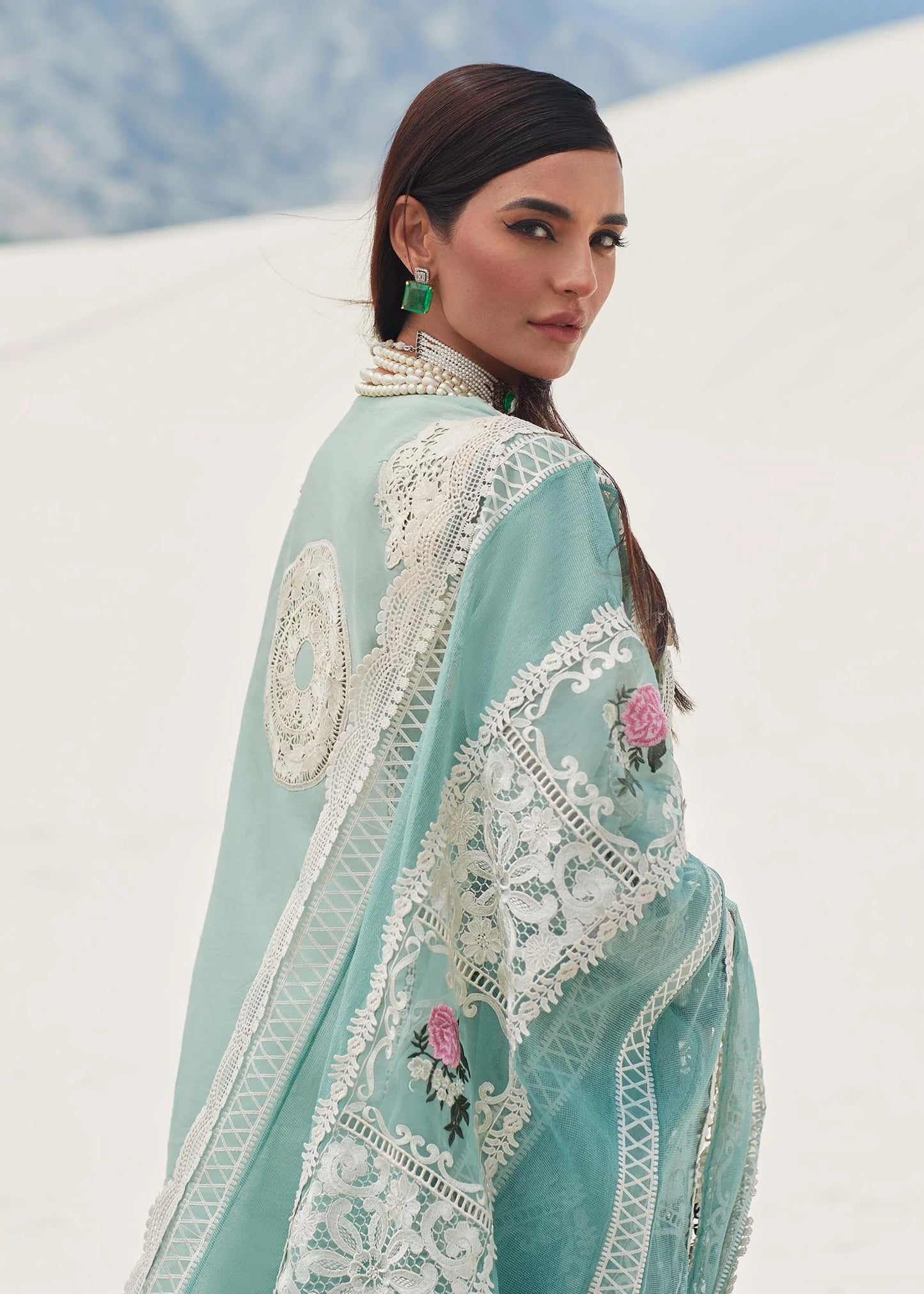 Crimson | SAIRA SHAKIRA LUXURY LAWN 2023 | Serendipity - D3 B