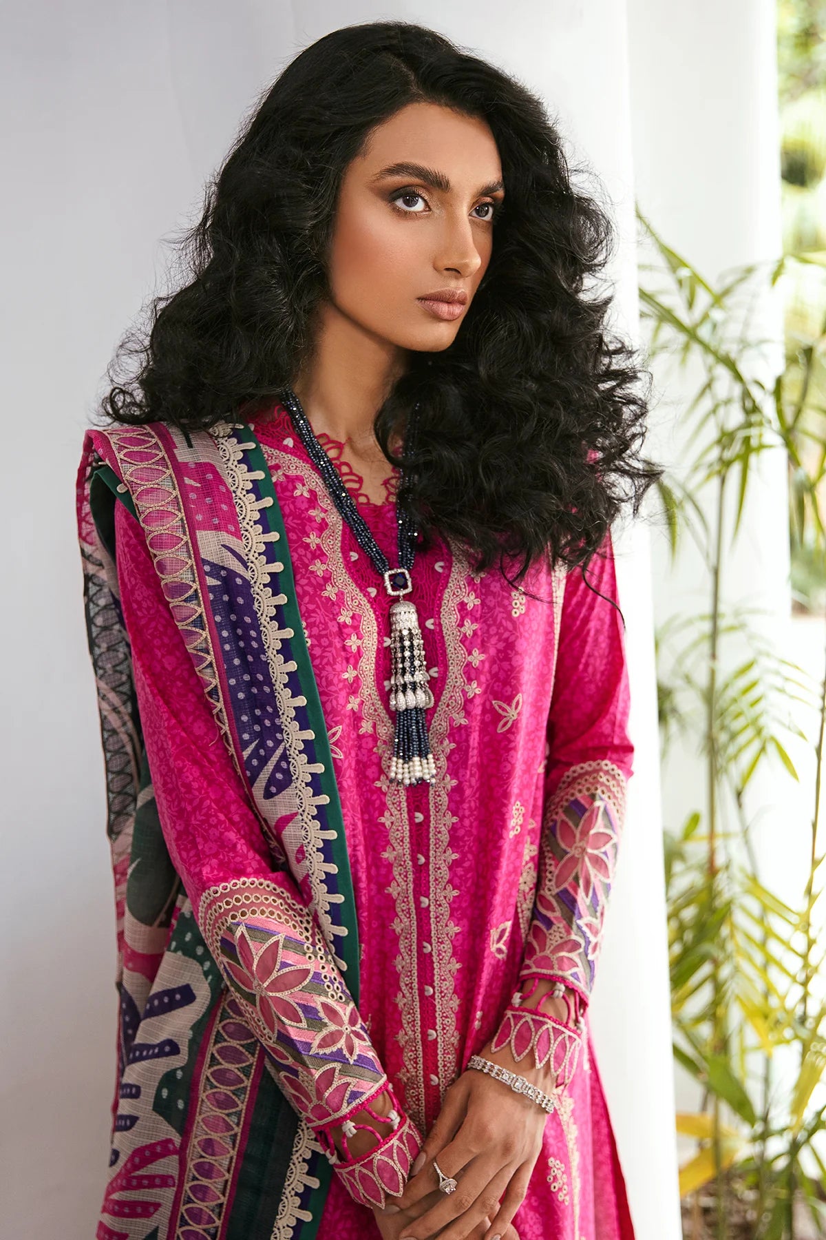 Jazmin | Iris Eid Lawn 23 | BRIGHT FUCHSIA