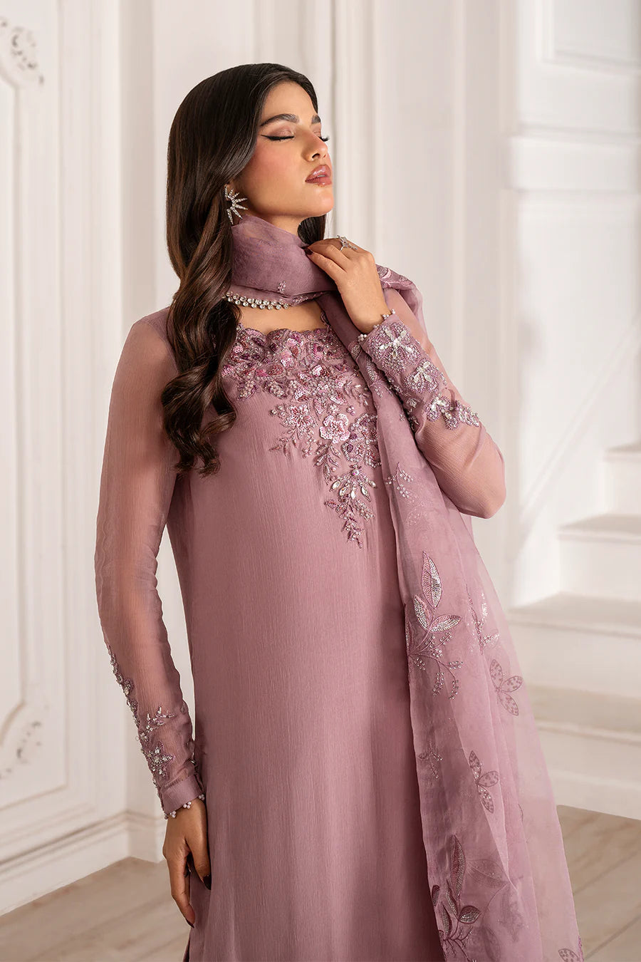 IZNIK | Embroidered Chiffon | UE-418