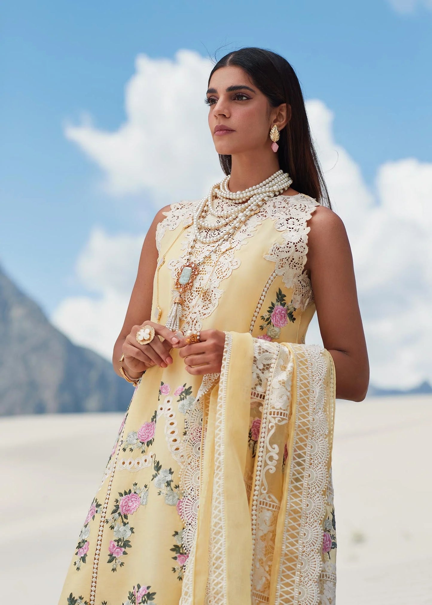 Crimson | SAIRA SHAKIRA LUXURY LAWN 2023 | Serendipity - D3 A