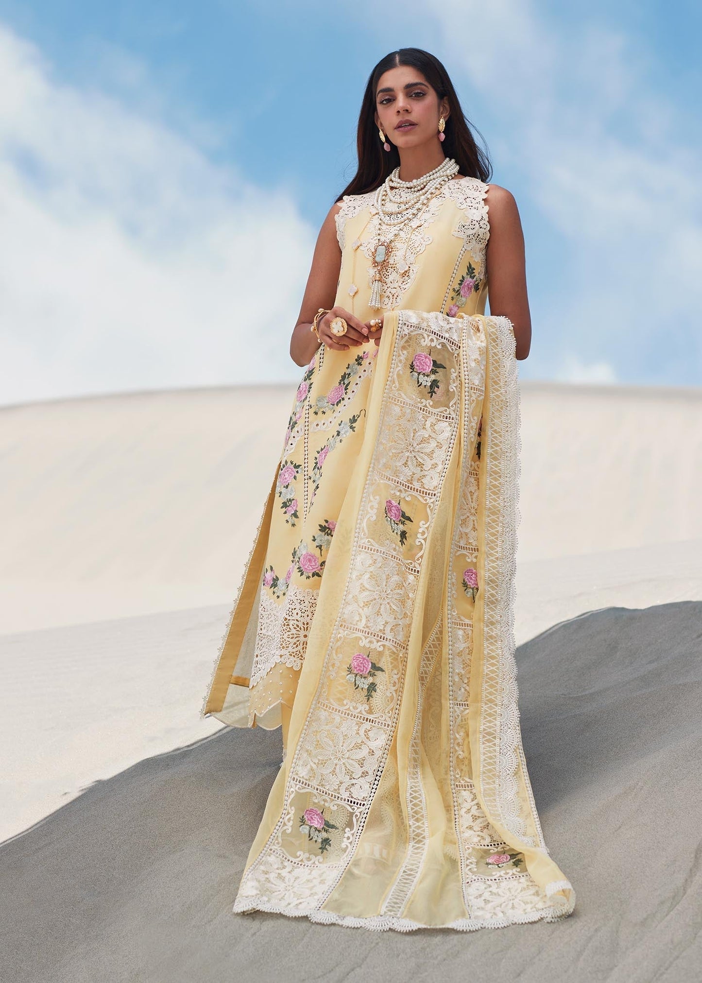 Crimson | SAIRA SHAKIRA LUXURY LAWN 2023 | Serendipity - D3 A