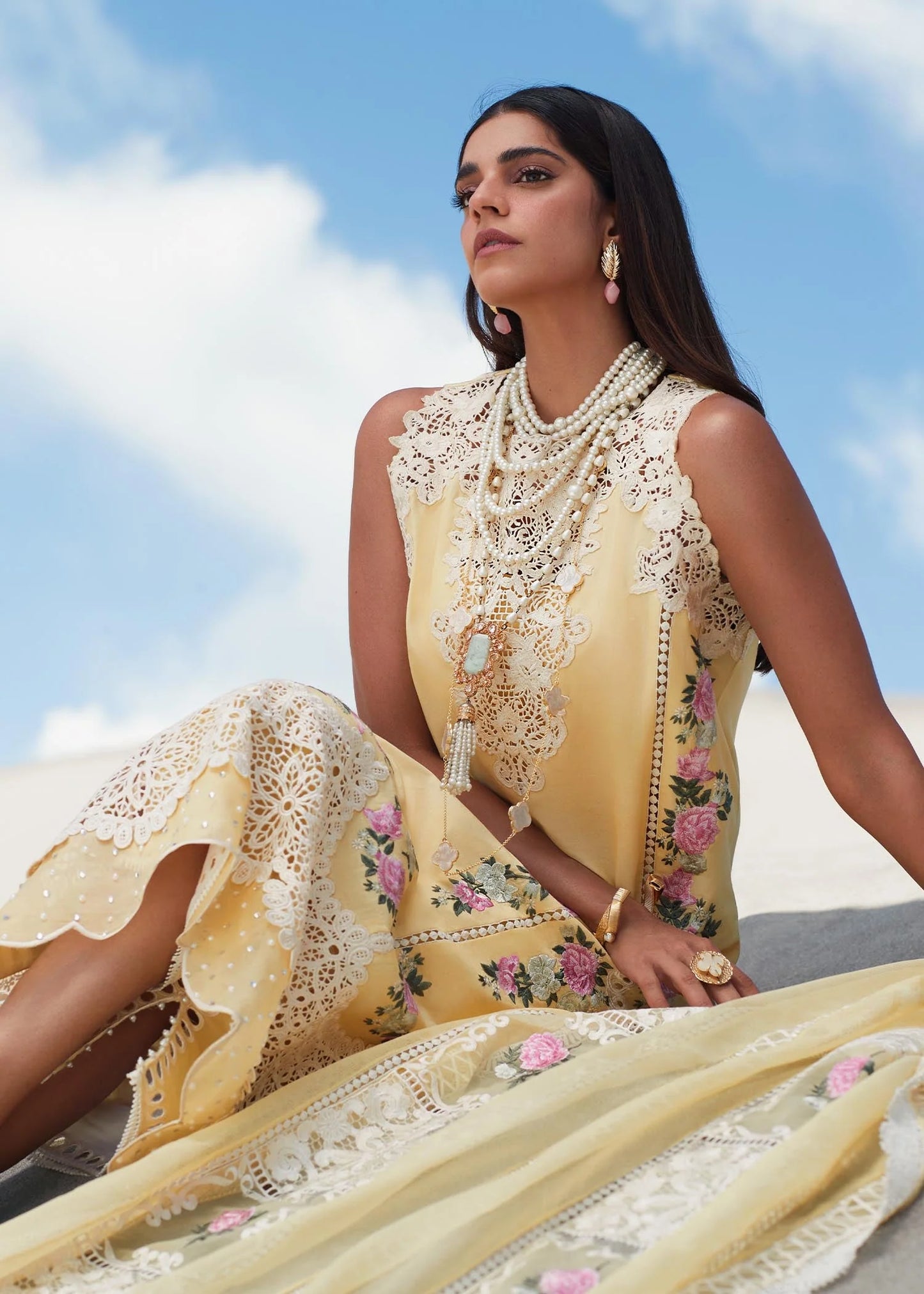 Crimson | SAIRA SHAKIRA LUXURY LAWN 2023 | Serendipity - D3 A