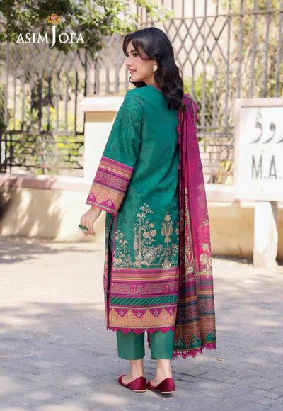 Asim Jofa | PRINTED ARABIC LAWN | AJPL-04