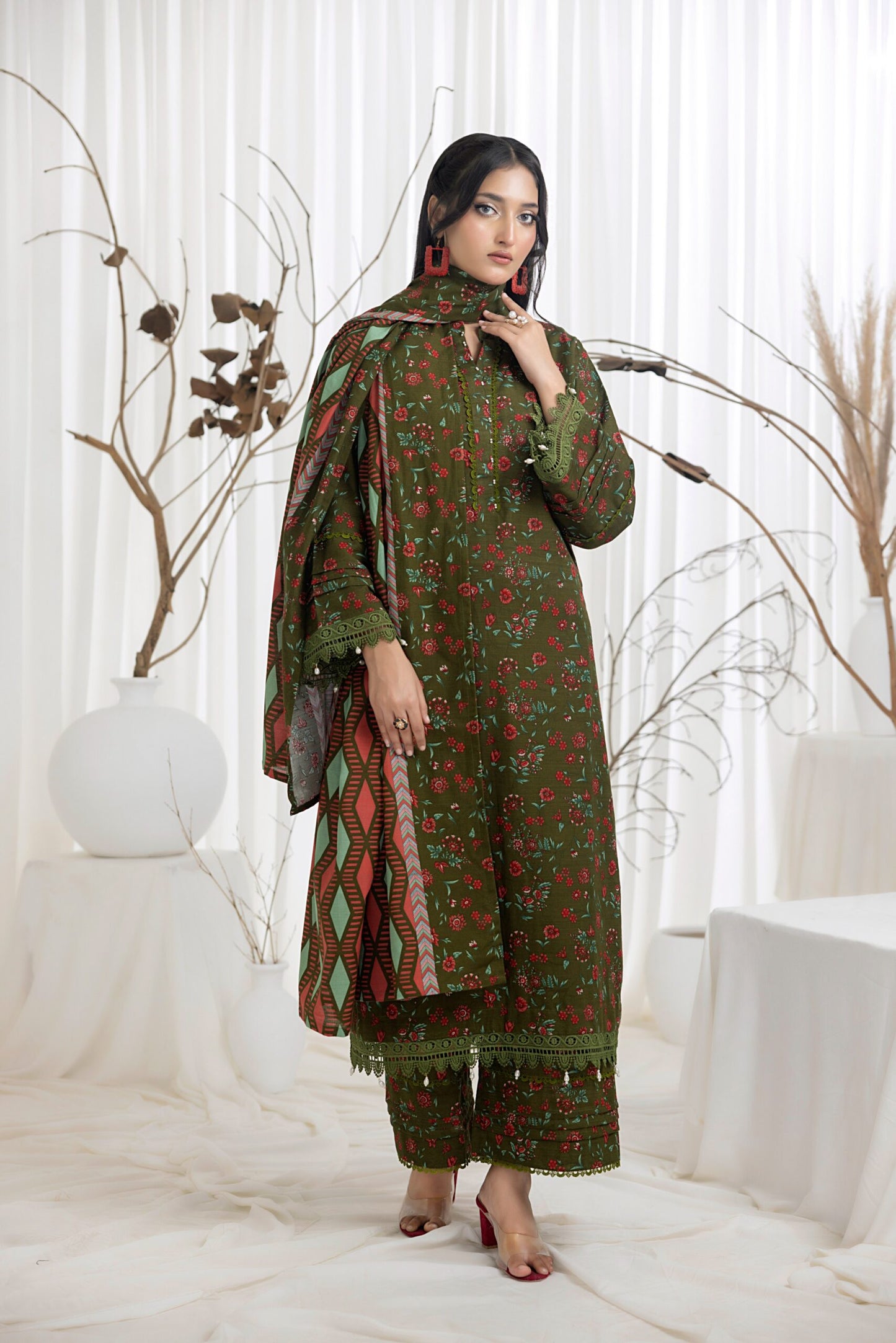 REGALIA | Salina Printed Khaddar | SSPKV1-4