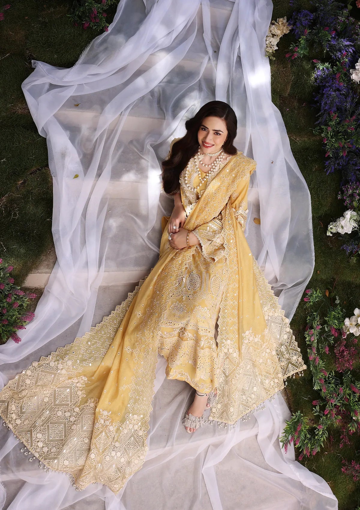 ELAF | Festive Chikankari Vol 2 | ECF-01 BELLE