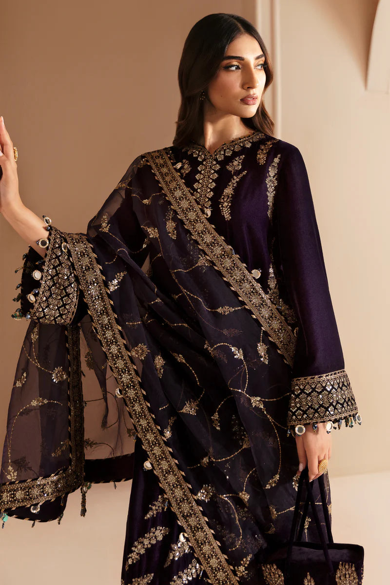 Jazmin | Embroidered Velvet | VF-2026