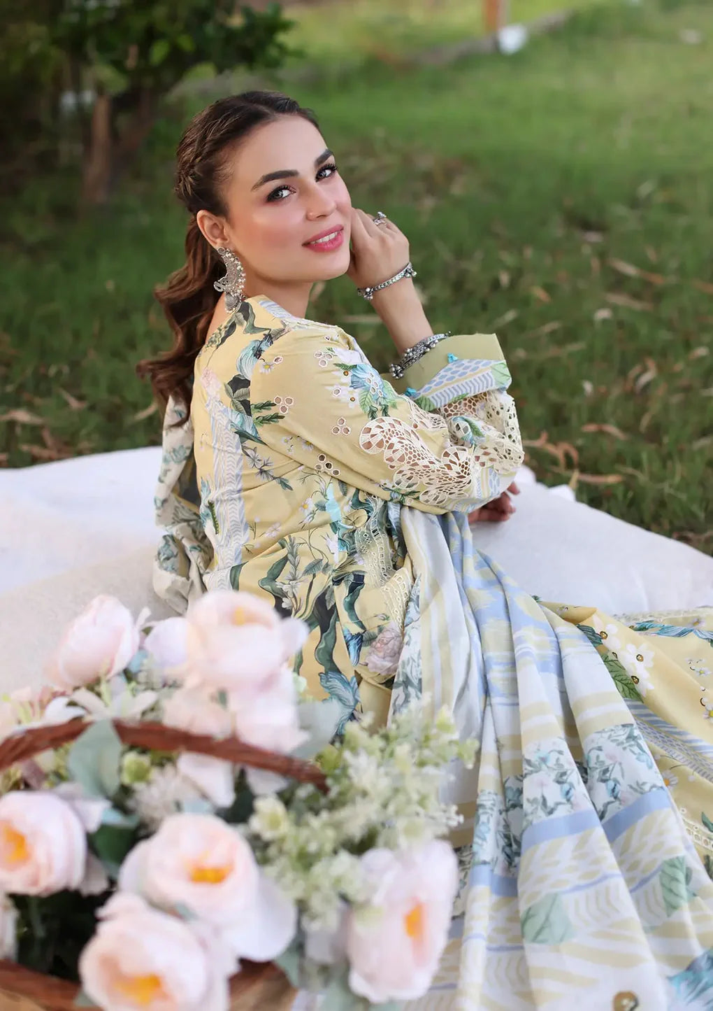 Elaf | Printkari Lawn | CITRUS CRUSH