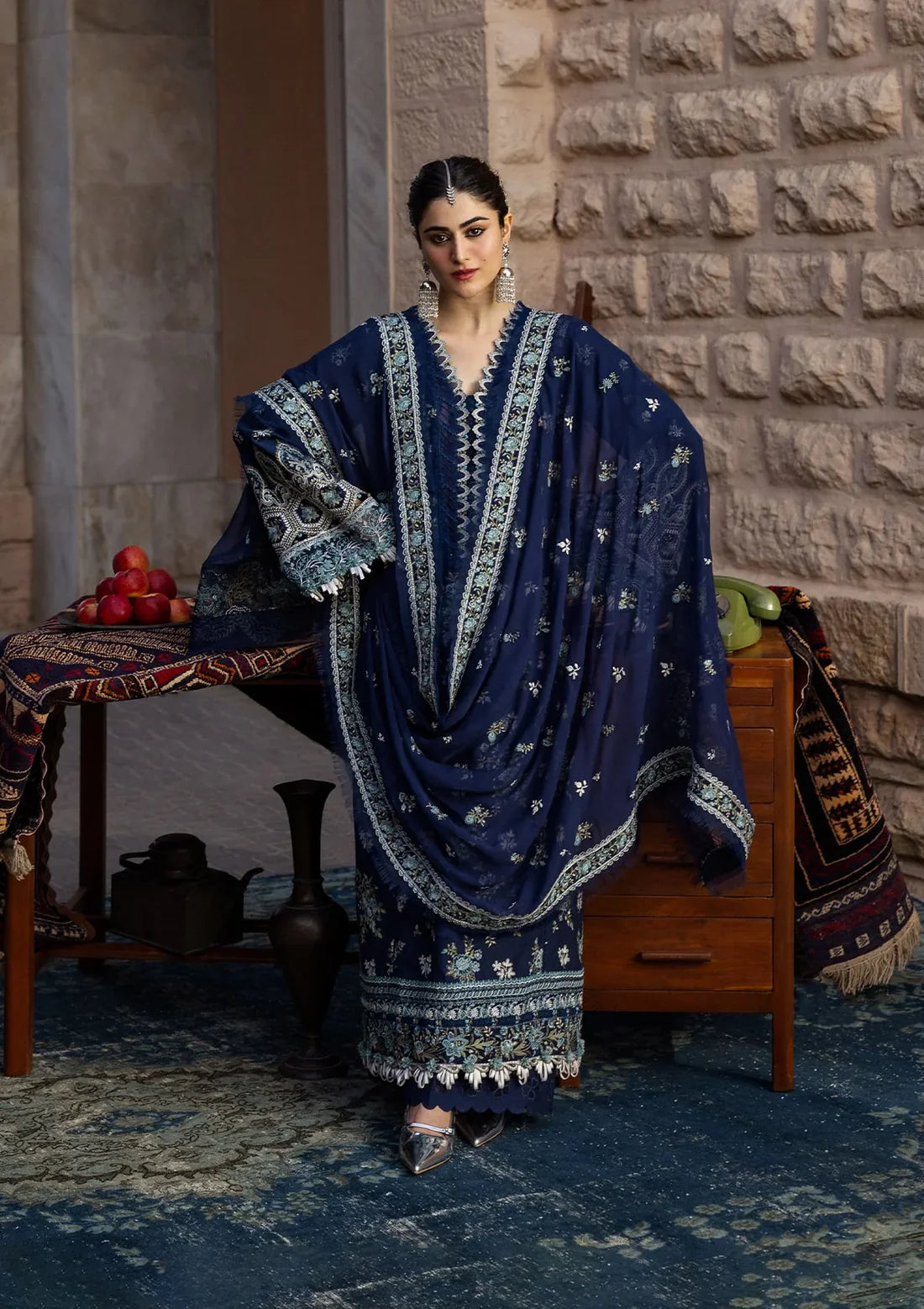 KAHF | Karandi COLLECTION | AZURE BLUE